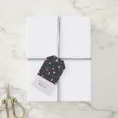 Lila Weihnachtsgeschmack Geschenkanhänger (Mit Garn)