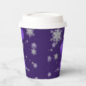 Lila Weihnachtskalender Pappbecher (Links)