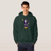 lila Weihnachtslieder Hoodie (Vorne ganz)