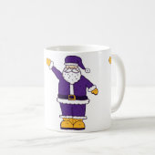 lila Weihnachtslieder Kaffeetasse (VorderseiteRechts)