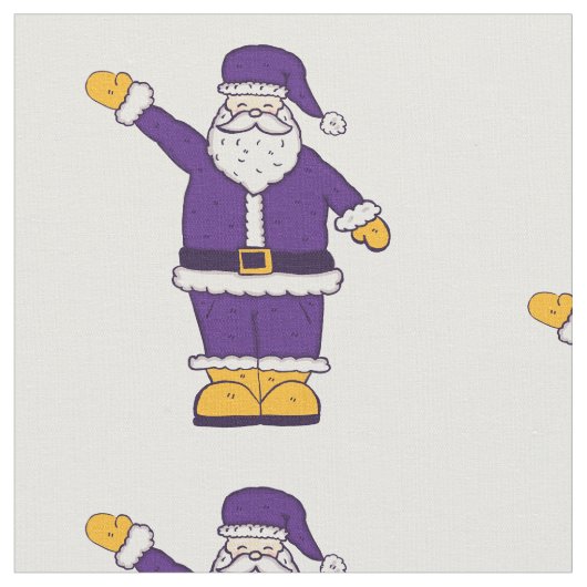 lila Weihnachtslieder Stoff (Nahaufnahme)