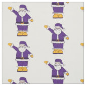 lila Weihnachtslieder Stoff (Muster)