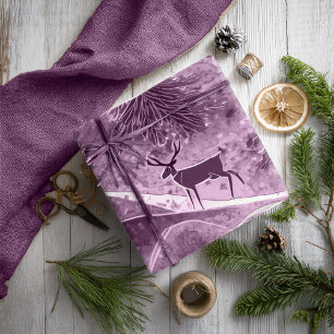 Lila Weihnachtsmuster#13 ID1009 Geschenkpapier
