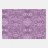 Lila Weihnachtsmuster #2#8#32 ID1009 Geschenkpapier Set (Vorderseite 3)