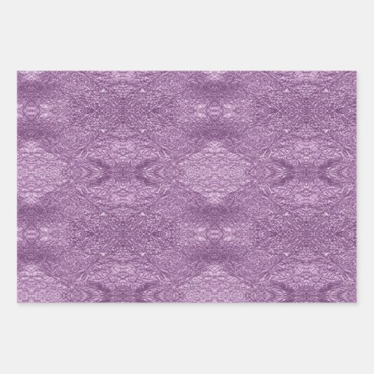 Lila Weihnachtsmuster #2#8#32 ID1009 Geschenkpapier Set (Vorderseite 3)