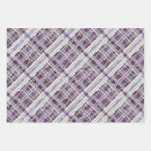 Lila Weihnachtsmuster #2#8#32 ID1009 Geschenkpapier Set (Vorderseite)