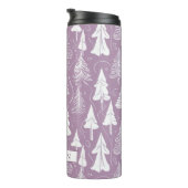 Lila Weihnachtsmuster#6 ID1009 Thermosbecher (Nach rechts gedreht)