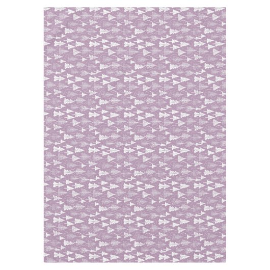 Lila Weihnachtsmuster#6 ID1009 Tischdecke (Vorderseite)