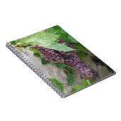 Lila Weintrauben Notizblock (Rechte Seite)