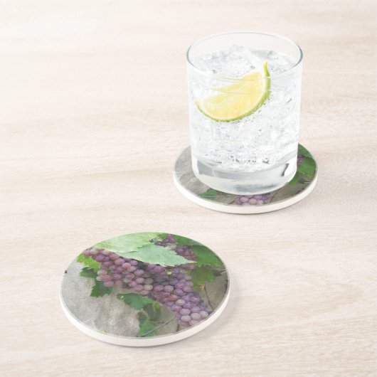 Lila Weintrauben Untersetzer (Seite)