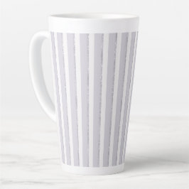 Lila Weiß Glitzer Streifen Milchtasse