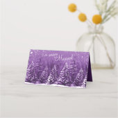 Lila Weiß in der Saison zu verheirateten Begleitun Platzkarte (Rückseite)