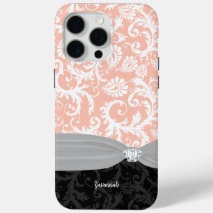 Lila Weiß Plus Jede Farbe Damast Bedruckter Krista Case-Mate iPhone Hülle