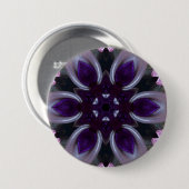 ~ Lila-weiß-rosa-grüne BLASE ~ Schaltfläche Button (Vorne & Hinten)