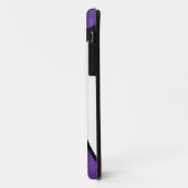 Lila, weiß und schwarz - iPhone-Gehäuse Case-Mate iPhone Hülle (Hinten/Links)