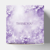 Lila weiße Blume Gefälligkeitsbox Geschenkschachtel (Oben)