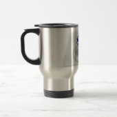 Lila weiße Blume in einer Tasse (Links)