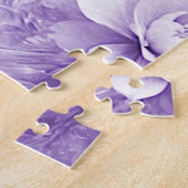 Lila weiße Blume Jigsaw Puzzle (Seite)