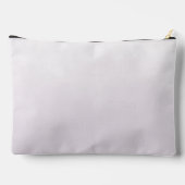 lila weiße Blume romantisch Zubehörtasche (Rückseite)