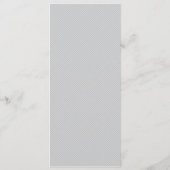 Lila weiße Blume Silber Blätter Hochzeit Menükarte (Rückseite)