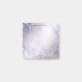 Lila weiße Blume Stellen Sie Notizen (Vorderseite)