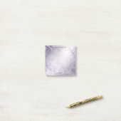 Lila weiße Blume Stellen Sie Notizen (Auf Schreibtisch)