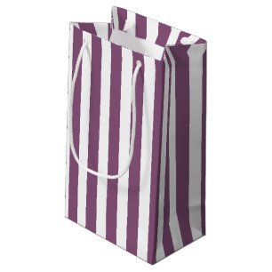 Lila-weiße Bonbonstreifen Kleine Geschenktüte