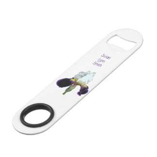 Lila-weiße Iris-Schnellflaschenöffner Speed Flaschenöffner