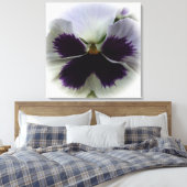 Lila-weiße Panik Leinwanddruck (Insitu (Schlafzimmer))