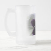 Lila-weiße Panik Mattglas Bierglas (Links)