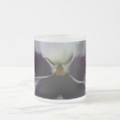 Lila-weiße Panik Mattglastasse (Mittel)
