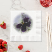 Lila-weiße Panik Serviette (Beispiel)