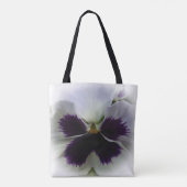 Lila-weiße Panik Tasche (Rückseite)