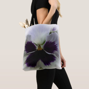 Lila-weiße Panik Tasche