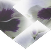 Lila-weiße Panik Tischdecke (Schrägansicht)