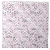 LILA WEISSE PATTERTile Fliese (Vorderseite)