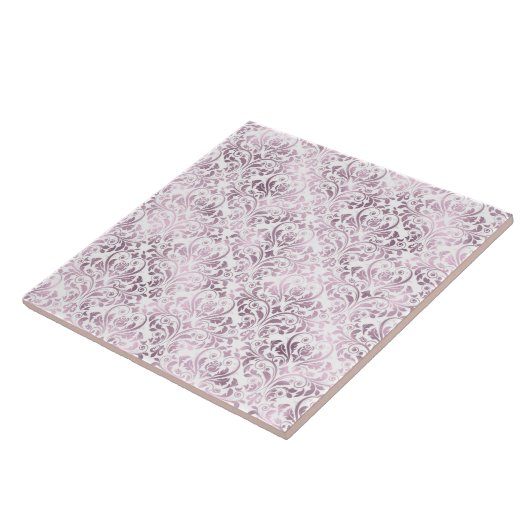 LILA WEISSE PATTERTile Fliese (Seite)