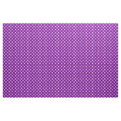 Lila weiße Polka Dots Textil Stoff (Yard (91,4 cm))