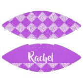 Lila-weiße Quiltmuster Football (Paneele)