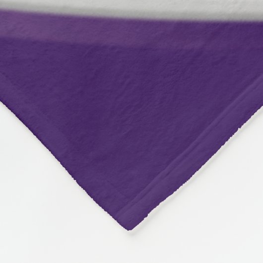 lila weiße Volleyballmädchen und Jungen, personali Fleecedecke (Ecke)