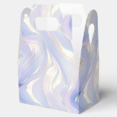 Lila weißer Goldmarmor Geschenkschachtel (Geöffnet)