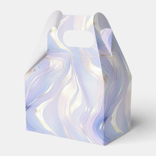 Lila weißer Goldmarmor Geschenkschachtel (Vorderseite)