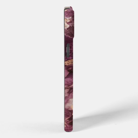 Lila-weißer Marmor Case-Mate iPhone Hülle (Rückseite / Rechts)