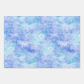 Lila Weißes Einhorn Geschenkpapier Set (Vorderseite 2)