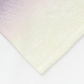 Lila Weißes Einhorn Glitzer Traumstrecke Airolo -  Fleecedecke (Ecke)