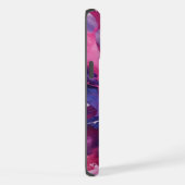 Lila weißes Gehäuse iPhone Hülle (Rechte Seite)