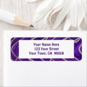 lila weißes Muster (Insitu)