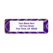 lila weißes Muster (Vorne)