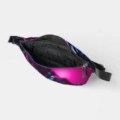 Lila Wellen Bauchtasche (Offen)
