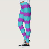 Lila Wellen - Leggings (Links)